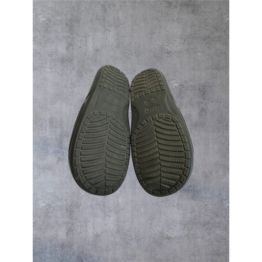 Crocs Iconic Comfort Black Rubber Slides Sandals Men's 9 Women's 11 Starwars